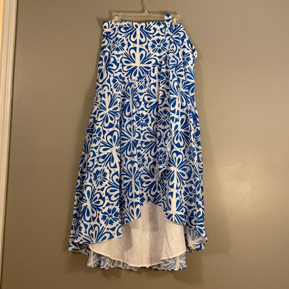 Anthropologie  Hutch Printed Wrap Maxi Skirt Large NWT - Picture 9 of 12